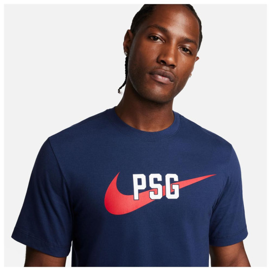 Nike Ανδρική κοντομάνικη μπλούζα Paris Saint-Germain Swoosh